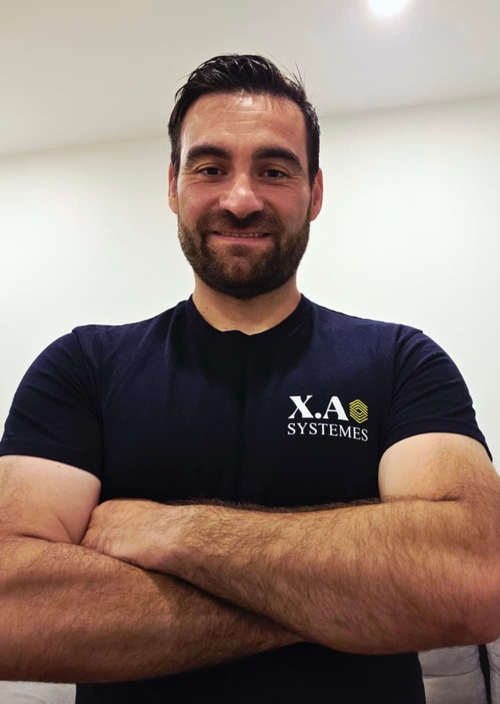Aldo Xhindoli, gérant de X.A Systemes